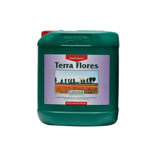 Terra Flores 5 lt | Fertilizante Base Floración para Tierra | Canna