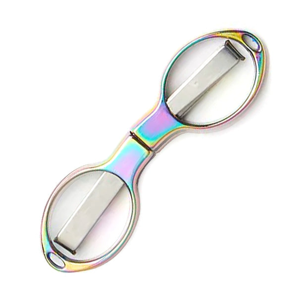 Tijera Plegable Pocket Grindear Rainbow 10 cm.