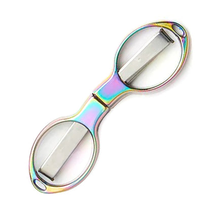 Tijera Plegable Pocket Grindear Rainbow 10 cm.