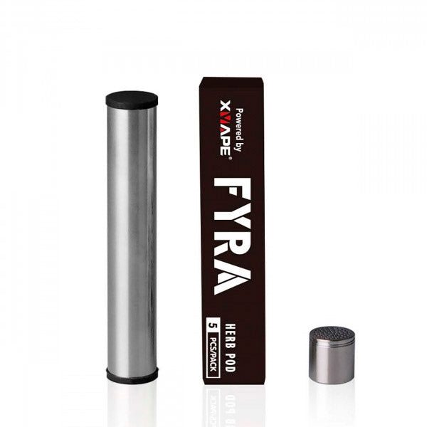 X-vape X-max Fyra Contenitore & 5 Capsule Mini Dosi Inox.
