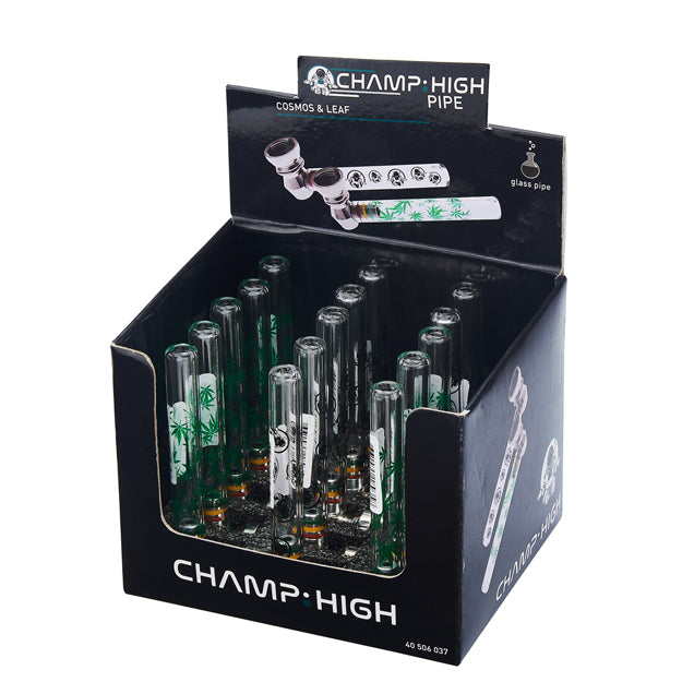 Crystal & Metal Pipe Astro & Leaf 90 mm. Mixed Design