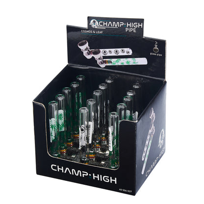 Crystal & Metal Pipe Astro & Leaf 90 mm. Mixed Design