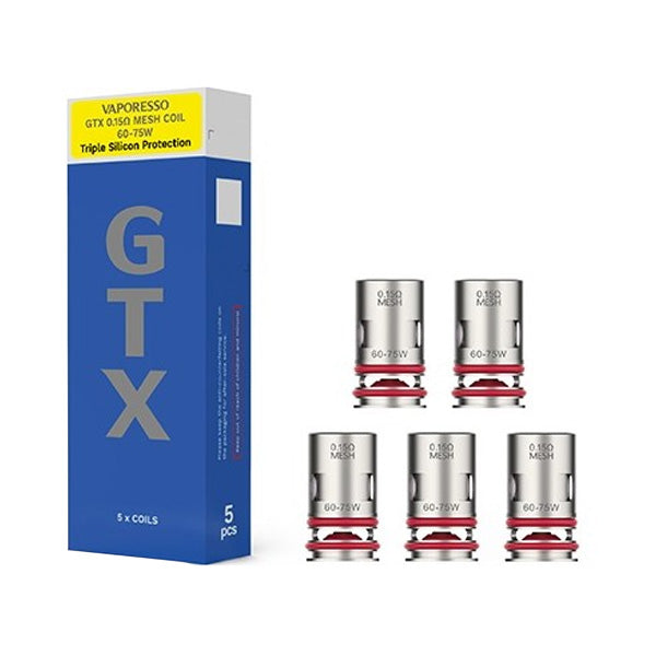 Mecha Vaporesso GTX Mesh 0.15 Ohm 5 ud.