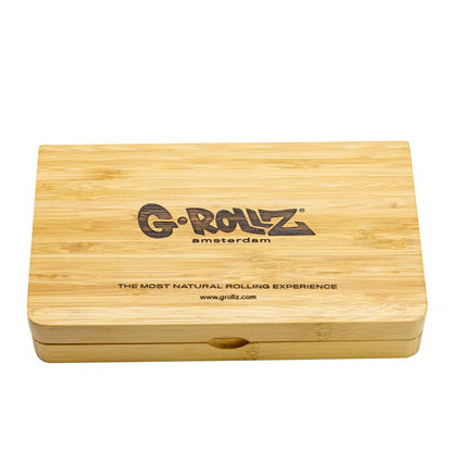 Scatola per Fumatori G-Rollz Bamboo Premium 22x25 cm.