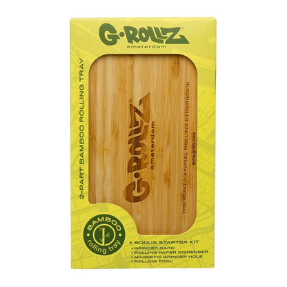Scatola per Fumatori G-Rollz Bamboo Premium 22x25 cm.