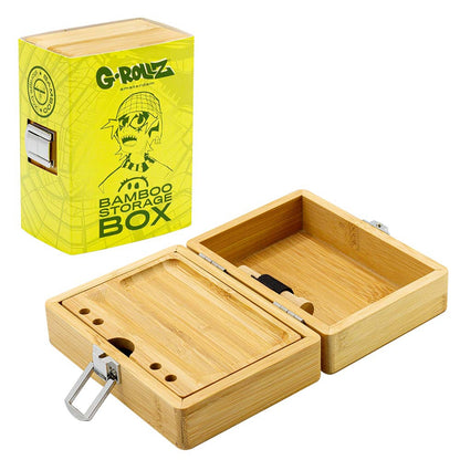 Scatola per Fumatori G-Rollz Bamboo 14x10x6 cm.