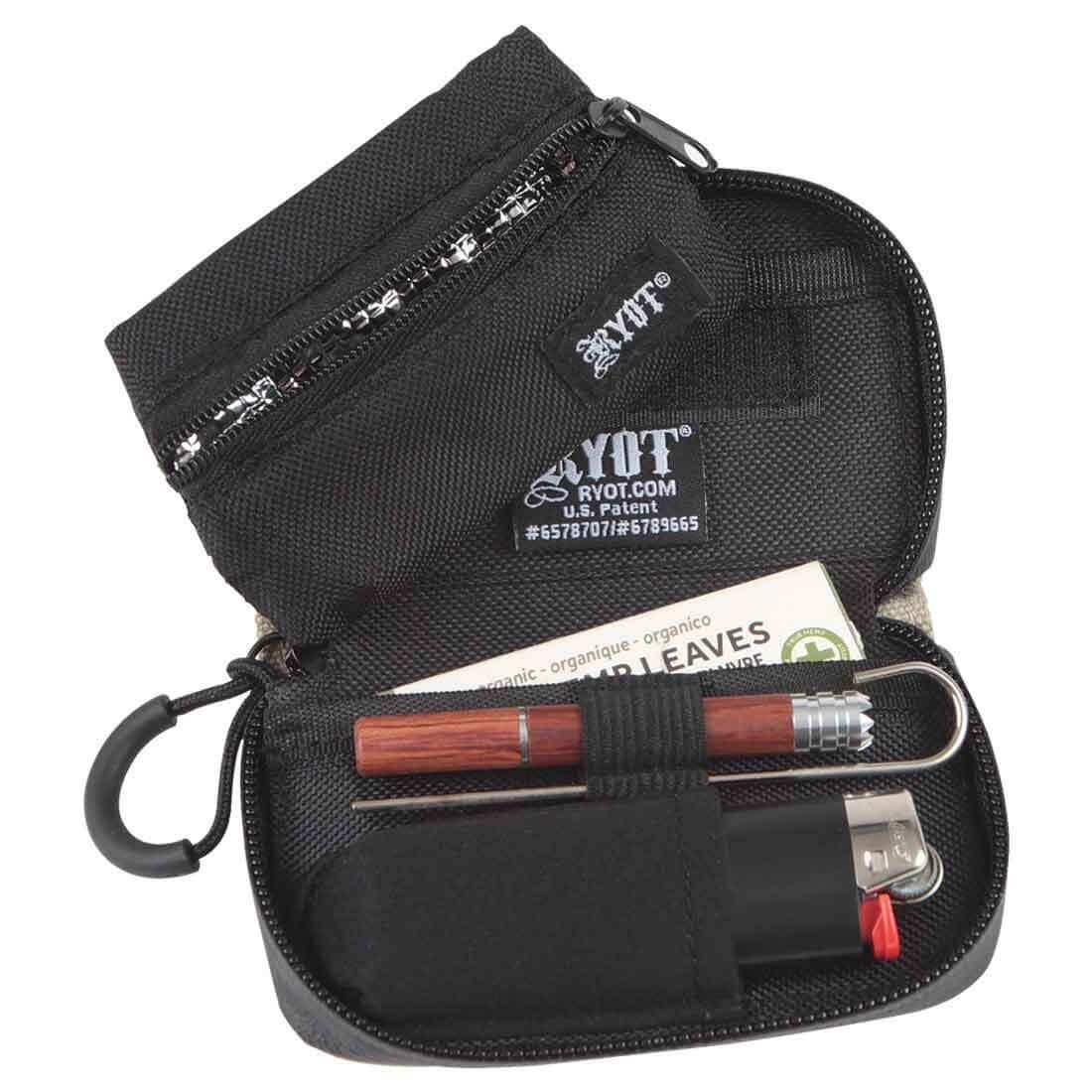 Estuche Anti-Olor  Negro 10.5 x 5 x 2.5 cm.