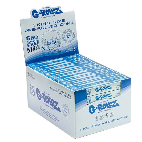 Cones G-Rollz King Size Blue 72 pc.