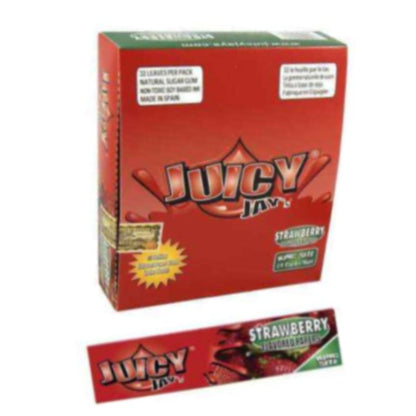 Juicy Jay's King Size Strawberry Rolling Papers 24 ct.