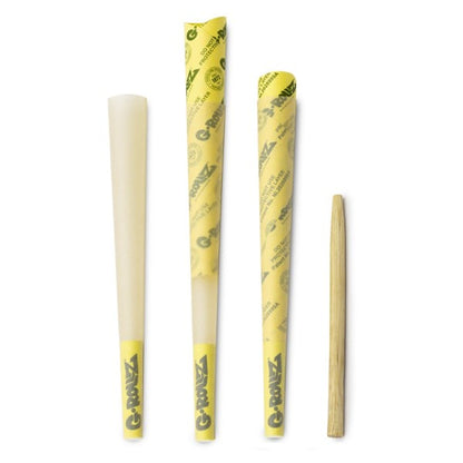 G-Rollz K.S. Cones 20 pcs. Banksy Queen Bamboo Natural