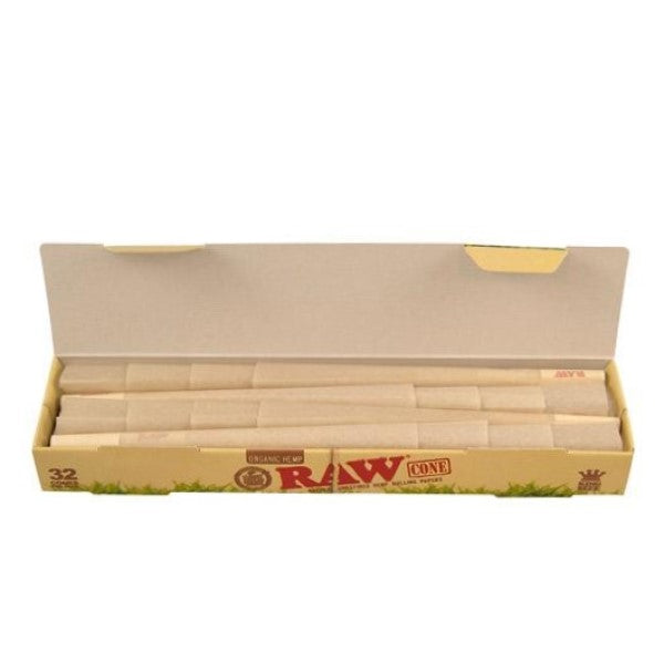 Cones Raw Organic King Size 32 ud.