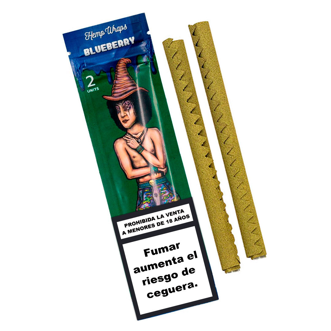 Blunts Rolling Circus Hemp Wraps Blueberry 25x2 ud