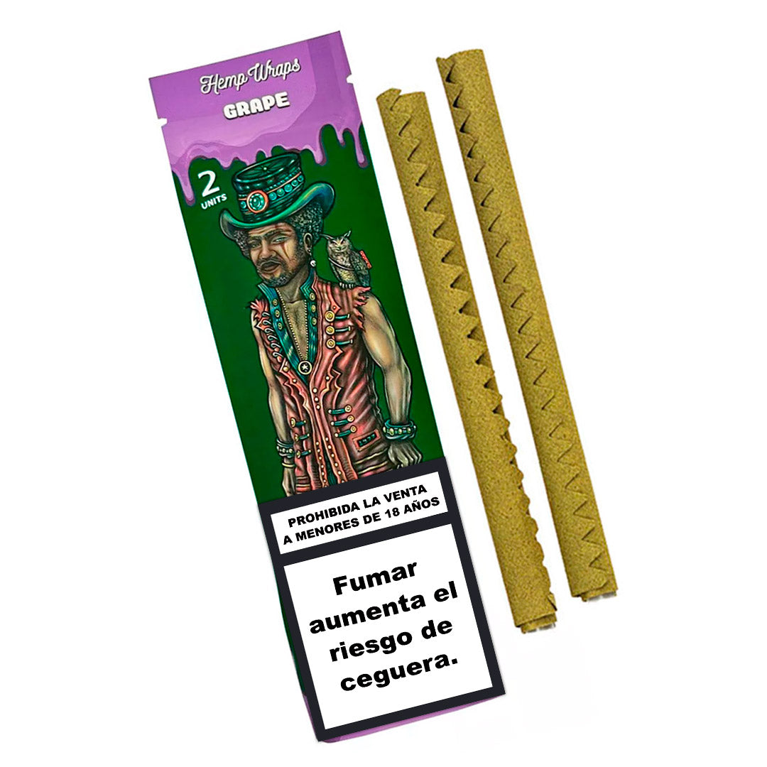 Blunts Rolling Circus Hemp Wraps Grape 25x2 ud