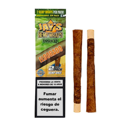 Blunts Jay´s Hemp Wraps Enhaced Terpenos El Dorado ES 25x2 ud.