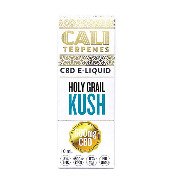 CBD E-Liquid Cali Terpenes Holy Grail Kush 600 mg. 10 ml.