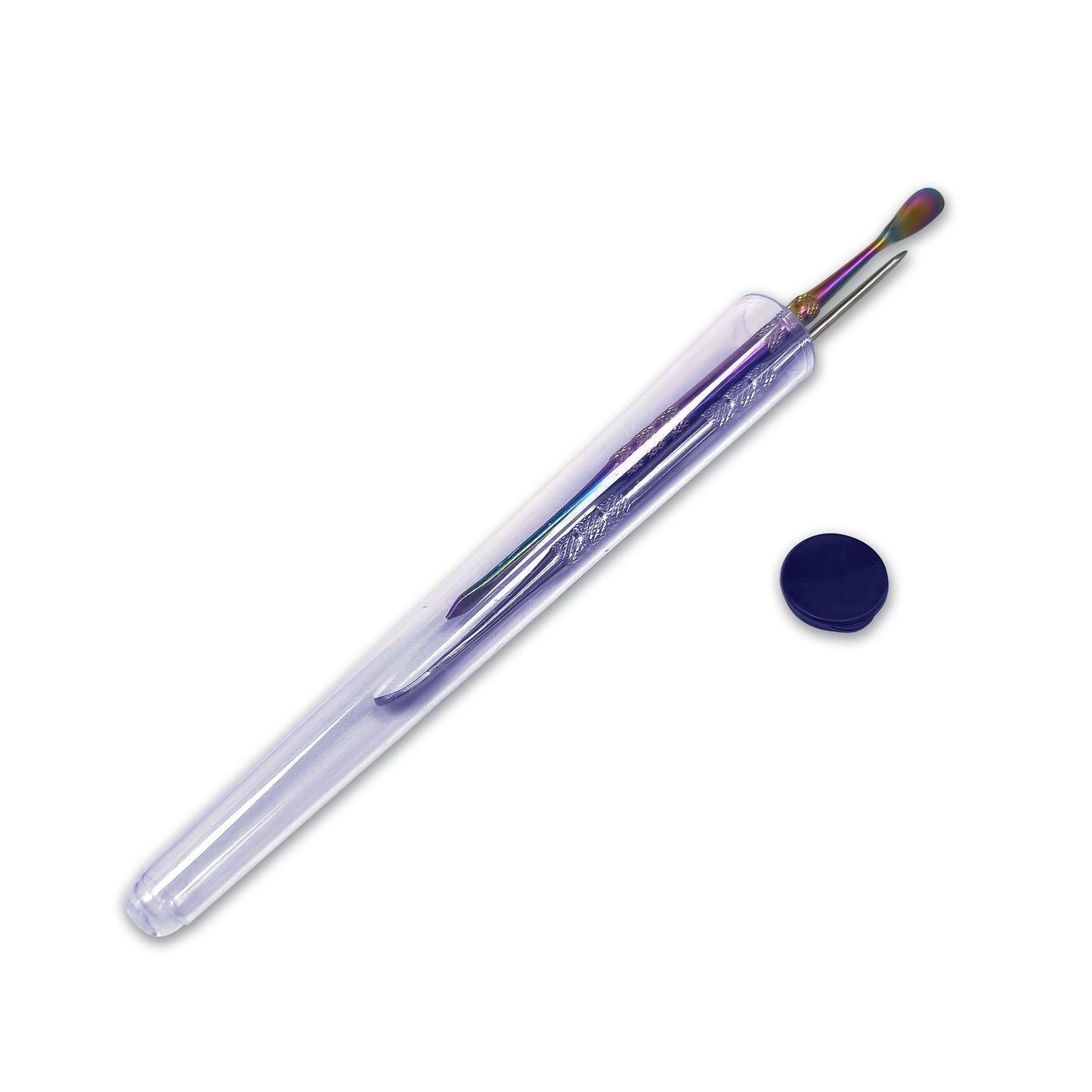 Dabber Acciaio Chirurgico & Rainbow 12 cm. Confezione 2 pz.