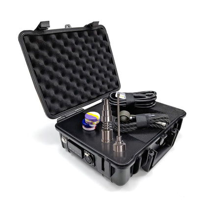 Chiodo Titanio E-nail Elettrico Dab Valigetta Nero