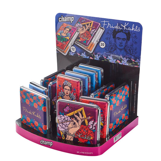 Pitillera Metal Frida Colection 9x10x2.2 cm. & 6x10x2.2 cm. Pack 4 ud.