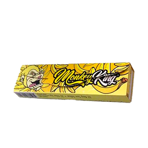 Papel Monkey King Size Slim & Tips Smell Banana 24 ud.