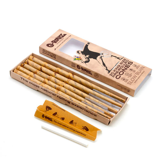 Cones G-Rollz K.S. 20 ud. Banksy Flower Thrower Unbleached