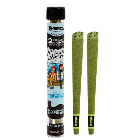 Blunts Cones G-Rollz Hemp Cheech & Chong Blueberry Cookies 12x2 ud.