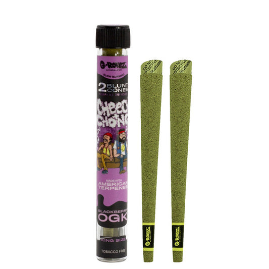 Blunts Cones G-Rollz Hemp Cheech & Chong Blackberry OGK 12x2 ud.