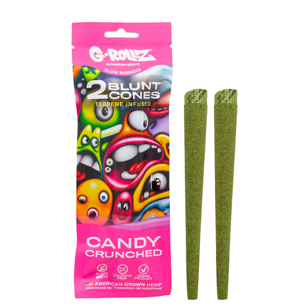 Blunts Cones G-Rollz  Hemp Candy Crunched 12x2 ud.