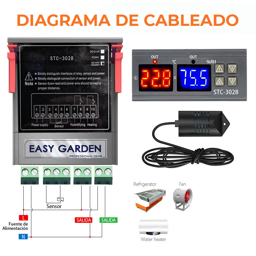 Controlador Digital Temperatura & Humedad