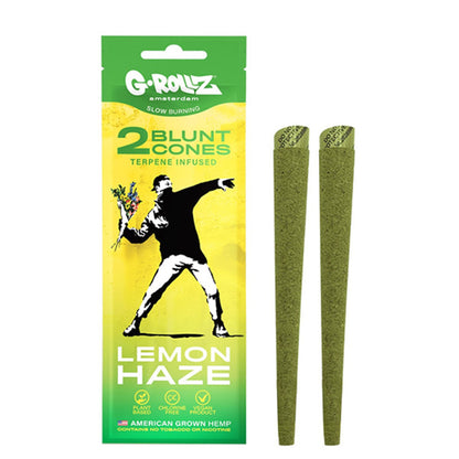 Blunts Cones G-Rollz  Hemp Lemon Haze 12x2 ud.