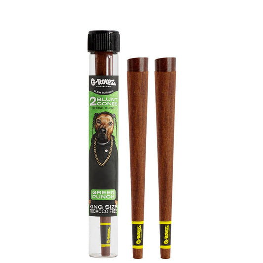 Blunts Cones G-Rollz Hemp The Dog Green Punch 12x2 ud.