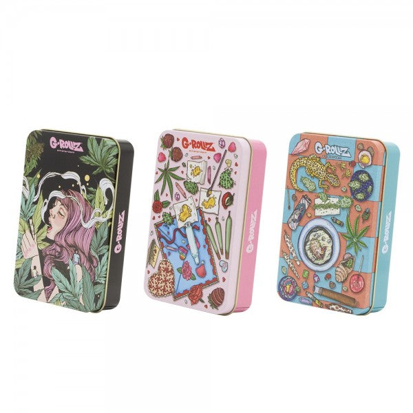 Caja Metal 13x8x3 cm. Amsterdam mod. 1 Pack 3 ud.