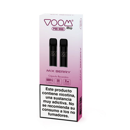 Voom Magnetic Pod Recarga Mix Berry 20 mg. Pack 2 ud.