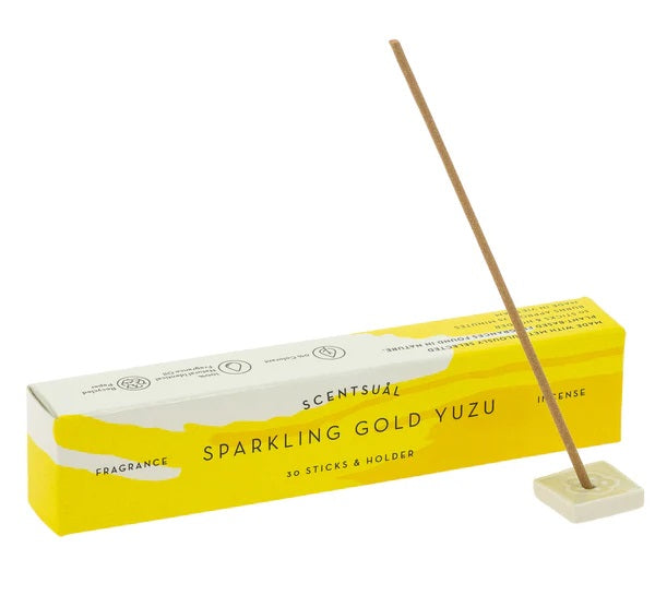 Incienso Scentsual Cítrico Yuzu 30 Sticks & Holder