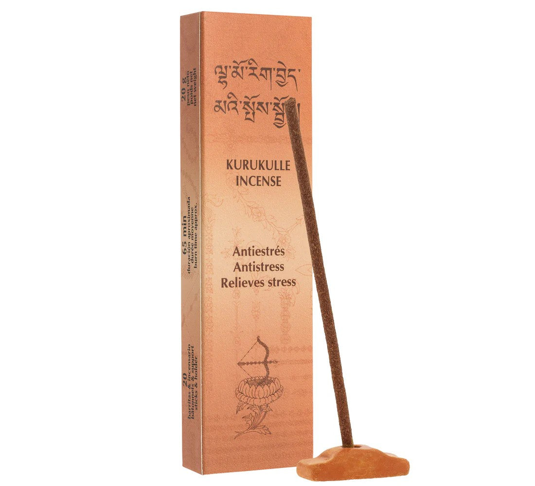 Incienso Kurukulle Antiestrés 20 Sticks & Holder