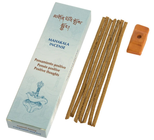 Incienso Mahakala Pensamiento Positivo 20 Sticks & Holder