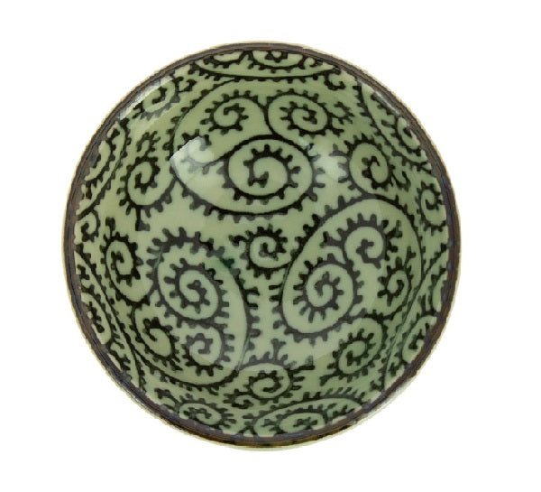 Incensario Arabesco Karakusa Ceramica 10x4 cm.