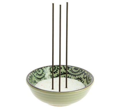 Incensario Arabesco Karakusa Ceramica 10x4 cm.
