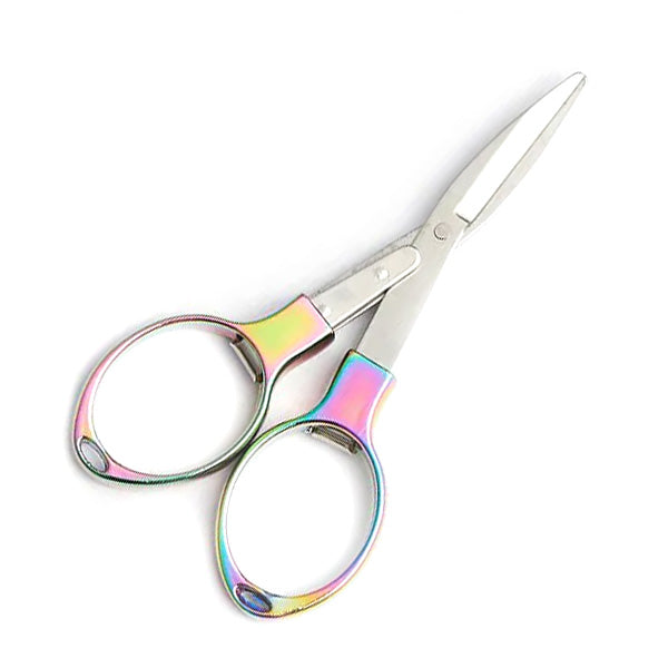 Tijera Plegable Pocket Grindear Rainbow 10 cm.