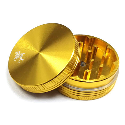 Grinder Metal Black Leaf Gold 50 mm.