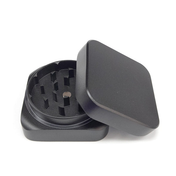 Grinder in metallo quadrato nero 50 mm.