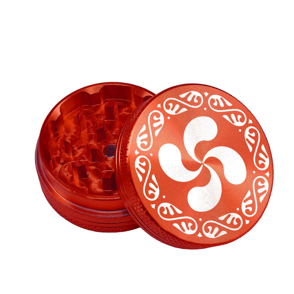 Grinder in metallo Design Lauburu 40 mm.