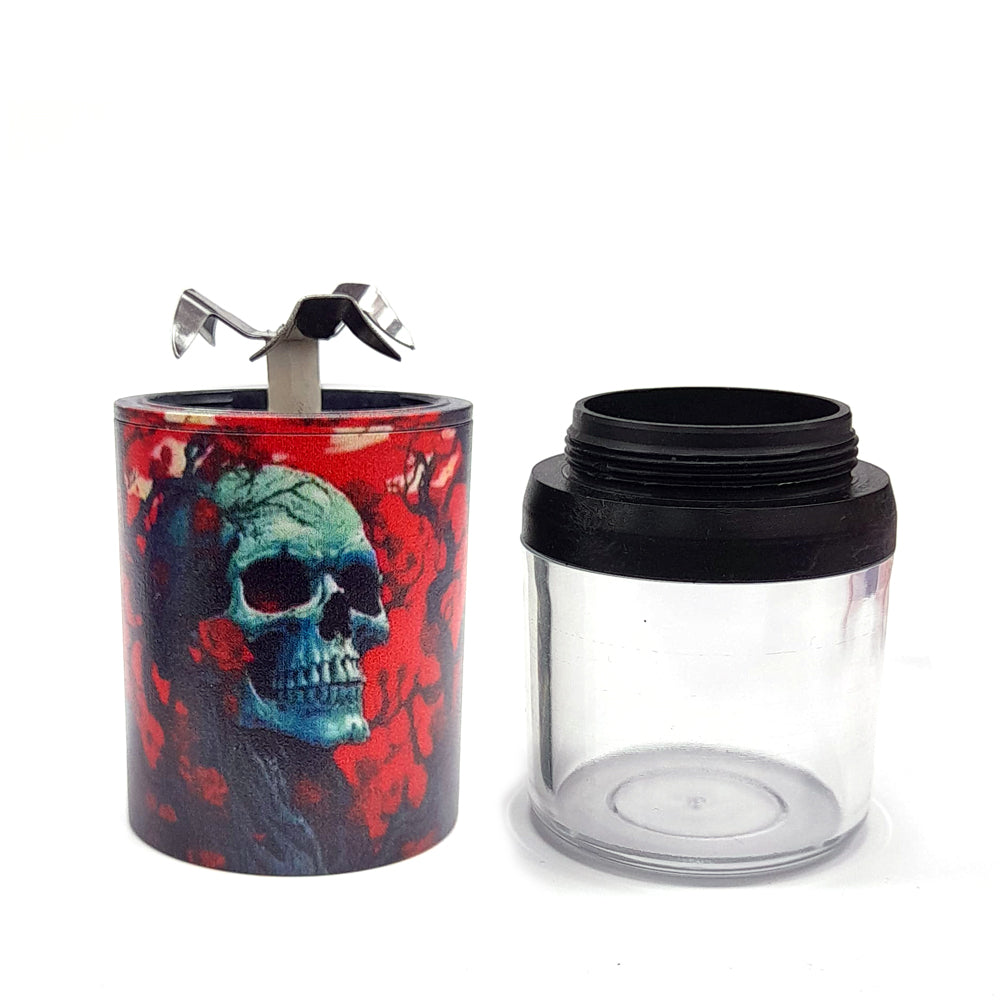 Macinino Elettrico in Plastica USB Skull Colori Assortiti