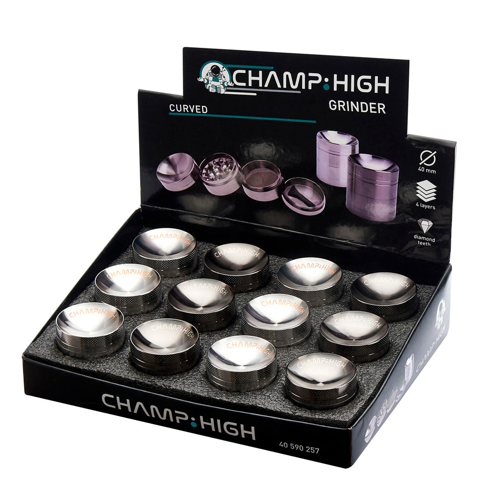 Grinder Polinizador Metal Curved 40 mm. Pack 2 ud.