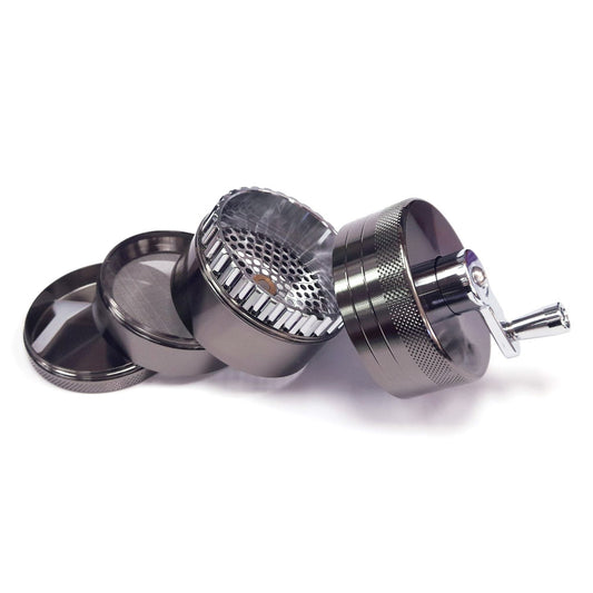 Grinder Polinizador Molinillo Premium Silver 85 mm.
