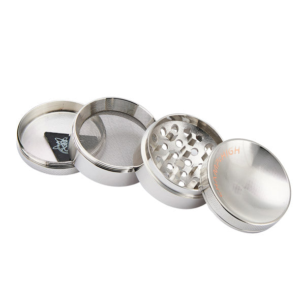 Grinder Polinizador Metal Curved Silver 50 mm.
