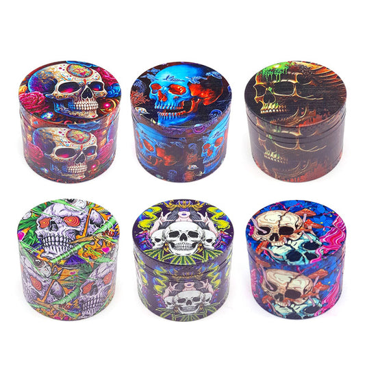 Grinder Polinizador Metal Skulls 40 mm. Mix Color