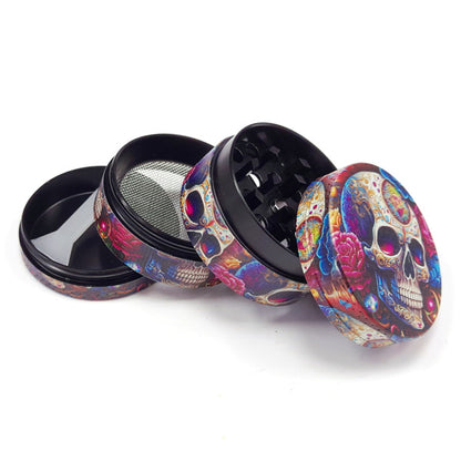 Grinder Polinizador Metal Skulls 40 mm. Mix Color