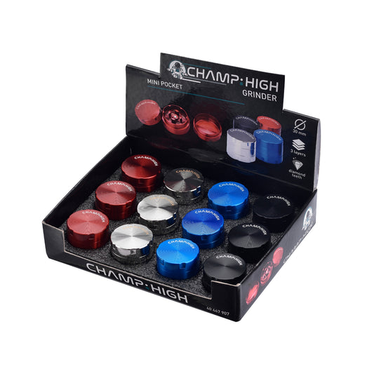 Grinder Polinizador Metal Mini 30 mm. Pack 4 ud.