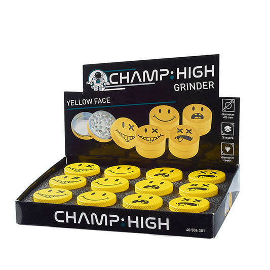 Grinder Polinizador Metal Emoji 40 mm. Pack 4 ud.