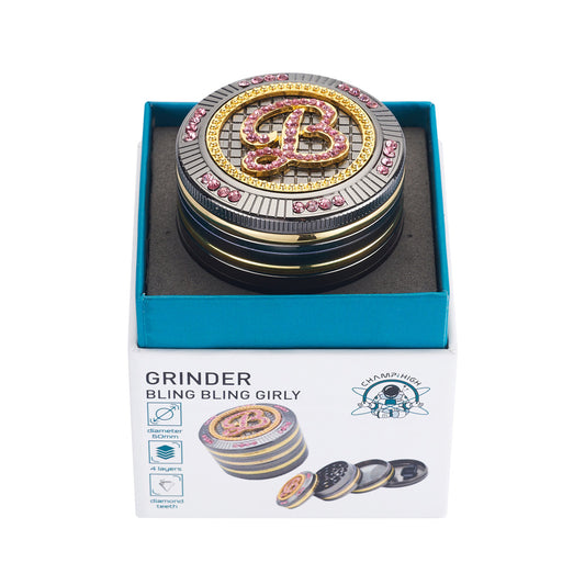 Grinder Polinizador Metal Gift Box Diamonds Girly 50 mm.